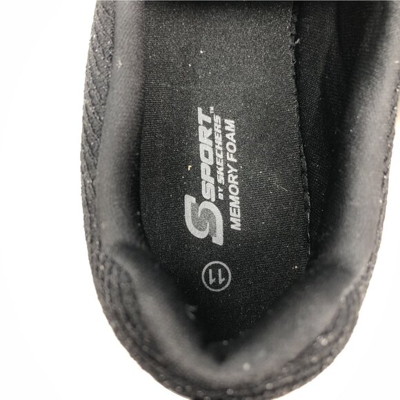 Skechers Sneakers Womens 11 Charlize 2.0 Black S Sport Slip On Knit Memory Foam - Picture 8 of 9